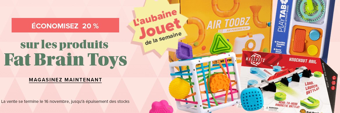 Économisez 20 % Fat Brain Toys