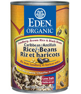 Eden Organic Canned Caribbean Rice & Black Beans