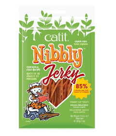 Catit Nibbly Jerky Cat Treats Chicken & Fish