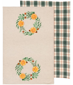Now Designs By Danica Dishtowels Cedar & Citrus