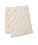 Lulujo Baby Cellular Blankets Cotton Oatmeal (Couvertures cellulaires pour bébés en coton)