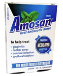 Amosan Oral Antiseptic Rinse Mint