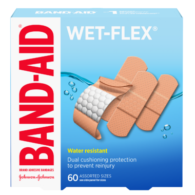 Band-Aid Brand Adhesive Bandages, Flexible Fabric, 30 Count, 1.9 cm x 7.6  cm Pack of 2 