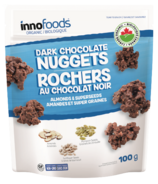 InnoFoods Organic Dark Chocolate Nuggets with Almonds & Super Seeds