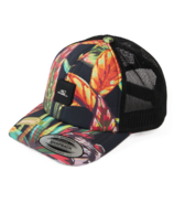 O’Neill Flood Trucker Hat Fleur tropicale noire