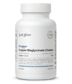 Just Glow Albion Copper Bisglycinate Chelate 2mg