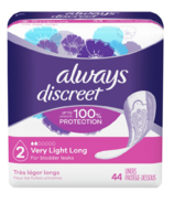 Always Discreet Very Light Bladder Control Long Liners 2 Gouttes