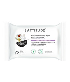 ATTITUDE All-Purpose Disinfectant Wipes