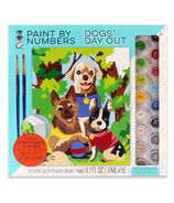 Bright Stripes iHeartArt Paint by Numbers Dogs Day Out