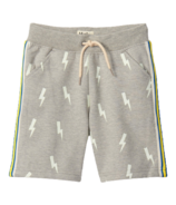 Hatley Thunder Bolts Glow In The Dark Terry Shorts