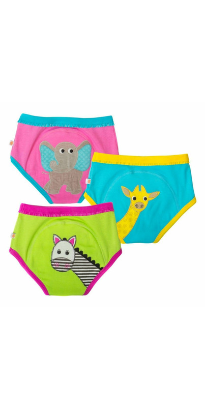 Buy ZOOCCHINI Organic Cotton Potty Training Pants Set Girl Safari Friends  at