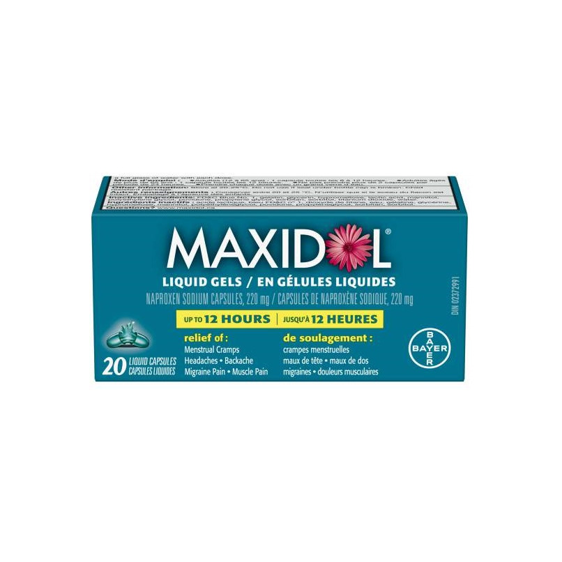 Buy Maxidol Liquid Gels at Well.ca