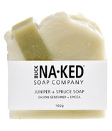 Buck Naked Soap Company Genévrier & Savon d'épicéa