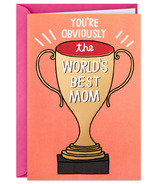 Hallmark Mother's Day Card World's Best Mom Trophy