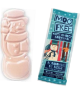 Moo Free Snowman Bar White Chocolate 