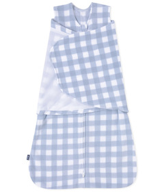 HALO SleepSack Microfleece Swaddle Gingham Blue