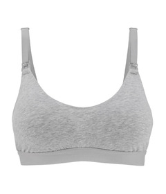 Bravado Designs Cotton Pullover Maternity & Nursing Bra Grey Heather