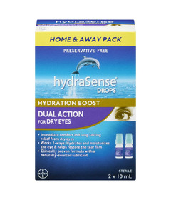 hydraSense Dual Action Eye Drops For Dry Eyes with Phospholipids