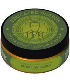 Educated Beards Shave Soap Smoke & Moss