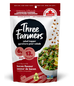 Three Farmers Lentil Salad Topper Bacon