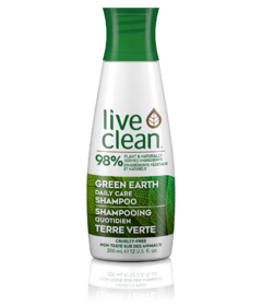 Shampooing de soin quotidien de Live Clean Green Earth