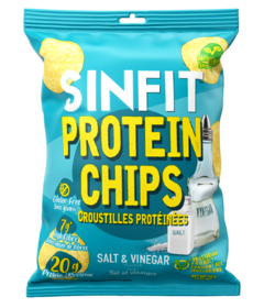 SinFit Protein Chips Salt & Vinegar
