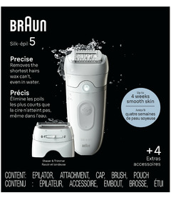 Braun Leg Epilator SE5-041 Grey