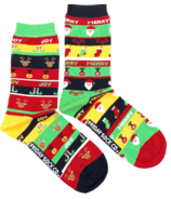 Friday Sock Co. Women's Socks Christmas Merry & Joy
