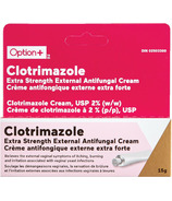 Option+ Clotrimazole crème antifongique externe extra forte