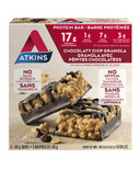 Atkins Protein Bars Chocolaty Chip Granola 5-Pack
