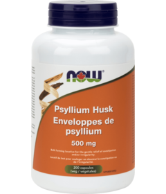 NOW Foods Psyllium Husk Caps 500mg