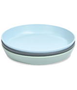 Tiny Twinkle Plastic Tableware Plates Set Sage, Charcoal and Ice Blue