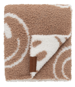 Pip + Phee Plush Lovey Blanket Caramel Smiles