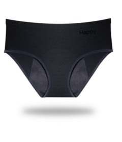 Happy Reusable Bamboo Period Underwear KANTA Black