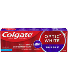 Colgate Optic White Purple Toothpaste for Teeth Whitening Mint