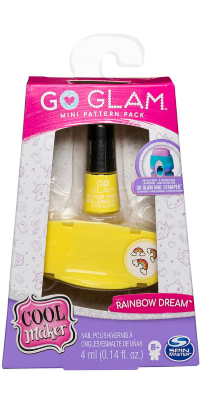 Cool Maker, GO GLAM Nail Stamper Bundle Comes with 2 Fashion pack refill