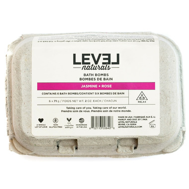 Level Naturals Bath Bombs Jasmine + Rose Level Naturals Bath Bombs Jasmine + Rose