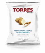 Torres Snack Size Potato Chips Mediterranean Sea Salt 