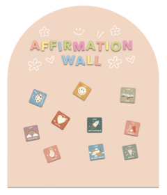 Cherrypick Mini Magic Playwall Arch Magnetic Wall Decal Blush