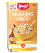 Yumi Organics Instant Oatmeal Morning Oats Banana Bread 