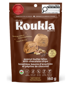 Koukla Delights Peanut Butter Bites with Chocolate Chips