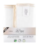LaVigne Natural Skincare Gentle Exfoliating Muslin Face Cloths