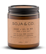 Soja & Co Soy Wax Candle Sage + Sea Salt