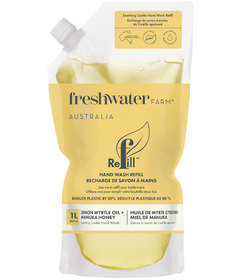 Freshwater Farm Hand Wash Refill Lemon Myrtle Oil + Manuka Honey