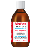 KidStar Nutrients BioFe+ Liquide de fer avec vitamine B6 & B12