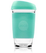JOCO Glass Reusable Coffee Cup in Vintage Green