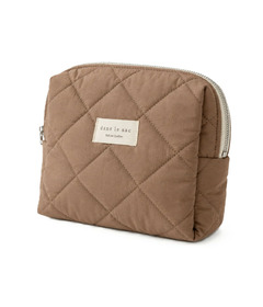 Dans Le Sac Quilted Pouch Tan