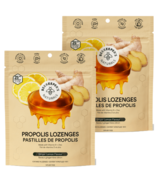 Paquet de pastilles de propolis au gingembre et au citron de Beekeeper's Naturals