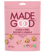 MadeGood Bouchées de granola biologiques, fraise