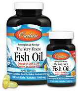 Carlson Very Finest Fish Oil Lemon Bonus Pack